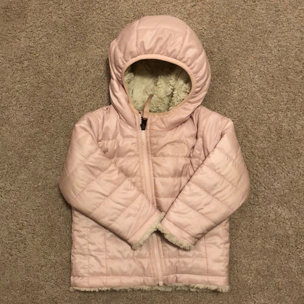 North Face Size 12-18 Months Mossbud Swirl Reversible Coat